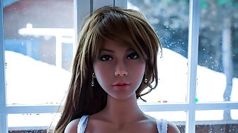Comely Small Sex Doll Skinny Teen Babe