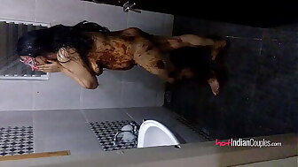 Reenu Bhabhi In Shower Striptease Exposing Nice Tits and Stunning Pussy