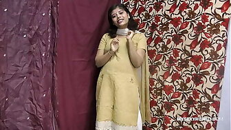 Rupali Indian Girl In Shalwar Suit Stripping Show