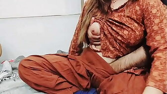 Pakistani Riding Anal On Her Cuckold Husband While She is Cutting Vegetables With Very Hot Clear Hindi Voice