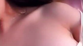 TEEN PLAYS WITH HER TITS AND PUSSY IN BEDROOM