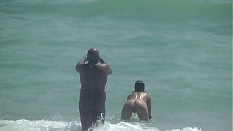 Caribbean Nude Margin Vacation Part 1 and 2 - Exhibitionist Wife Helena Price VOYEUR POV!!!